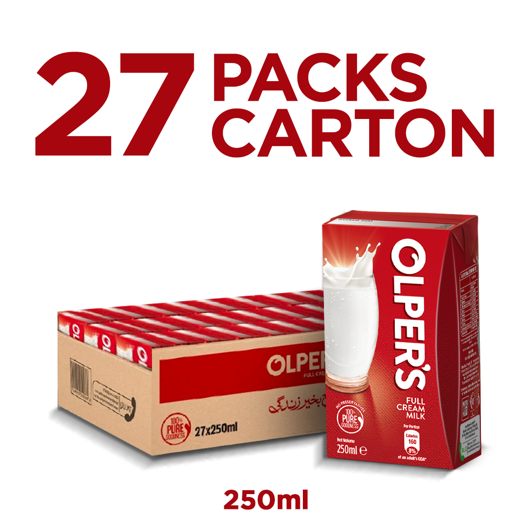 Olper’s 250 ml TBA 27PCs-carton